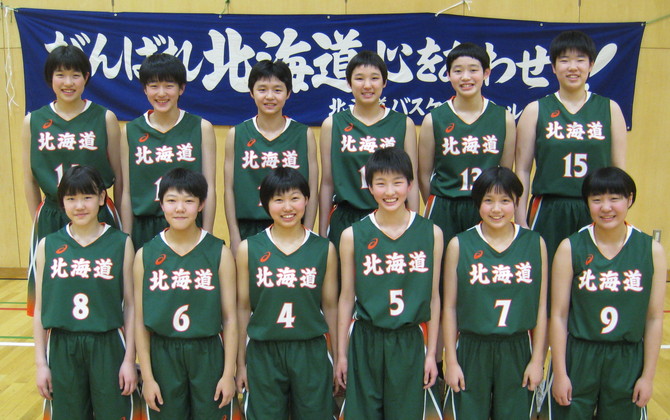 女子 北海道 第32回都道府県対抗ジュニアバスケットボール大会2019